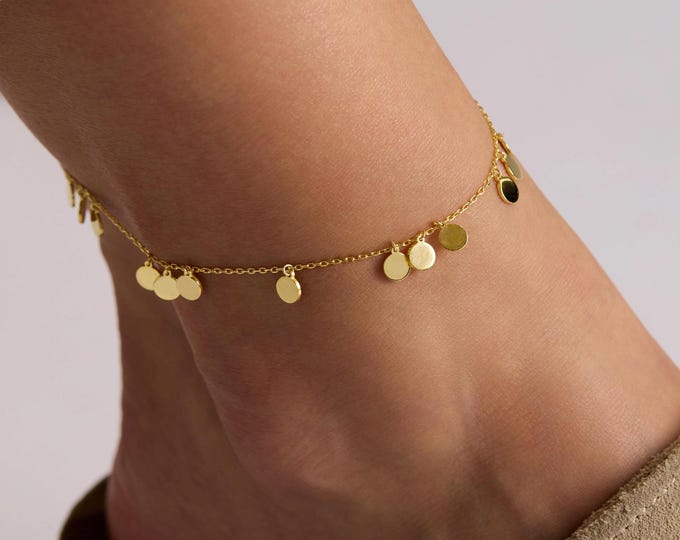 Dainty Anklet , Chain Anklet , Silver Anklet , Dainty Anklet, Minimalist Anklet , Summer Anklet, Anklet Bracelet, Jewelry Set, Foot jewelry