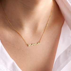 Gold Mama Necklace , Personalized Name Necklace , 14K Gold mama Necklace  ,Gift for Mother Necklace , Gift for Mom , Mothers day gift
