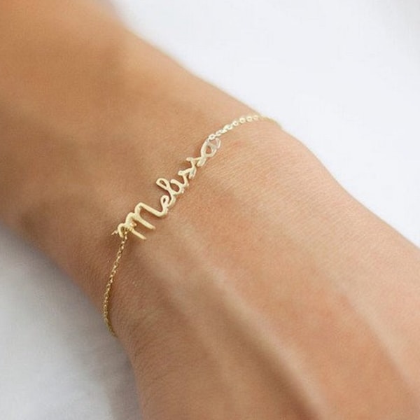 Name Bracelet, Gold Name Bracelet, Personalized Bracelet, Personalized Jewelry, Personalized gifts, Mothers Day Gift ,Gifts for her women