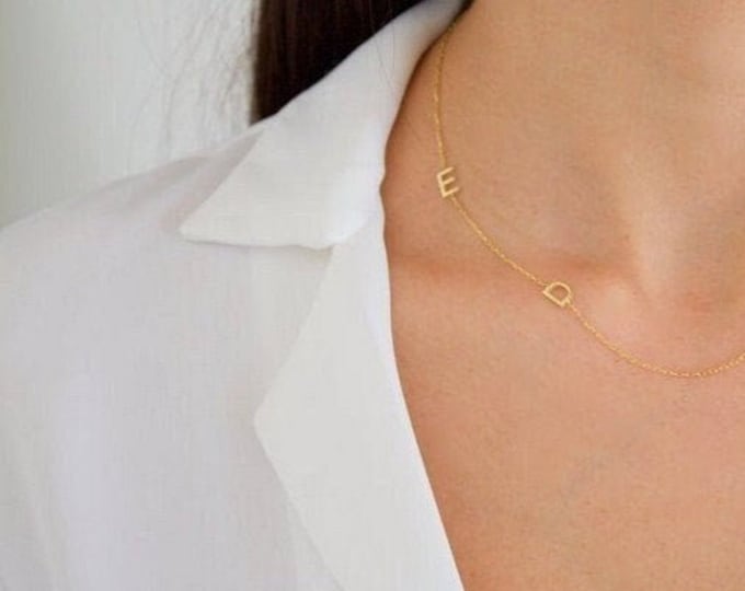 14k solid gold initial Necklace,Initial Necklace, Personalized Jewelry, Personalized Gifts, Letter necklace ,Gifts for her, Mothers Day Gift