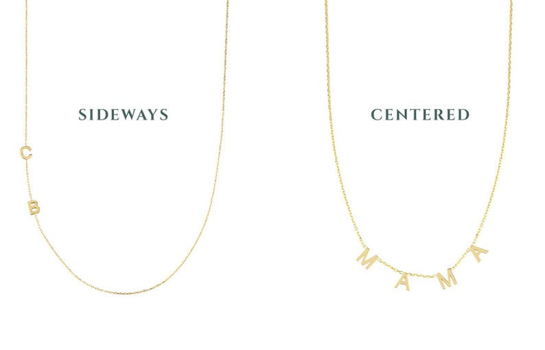 14K Personalized Initial Studs main image 1