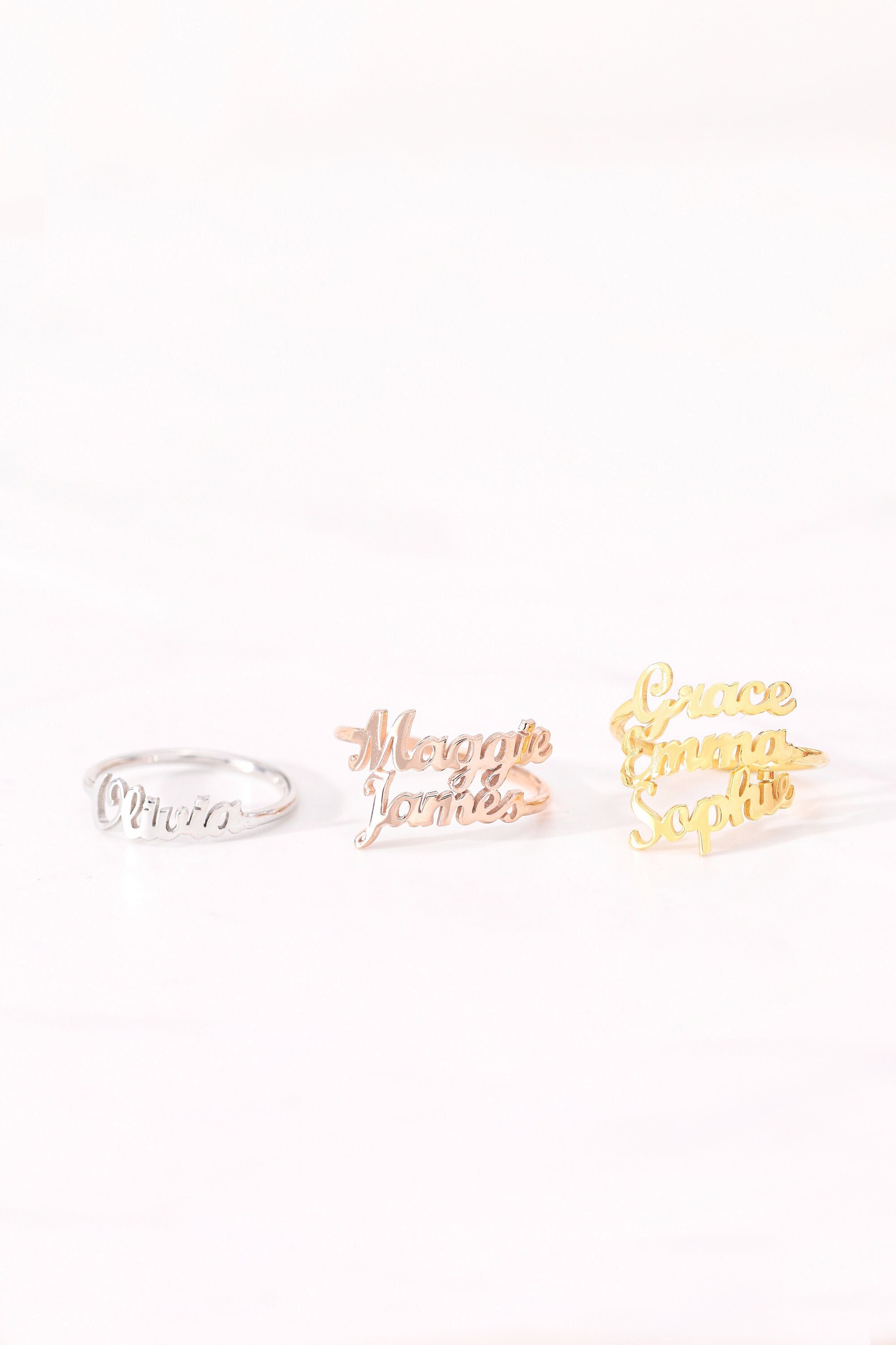 personalized 3d finger name ring custom| Alibaba.com