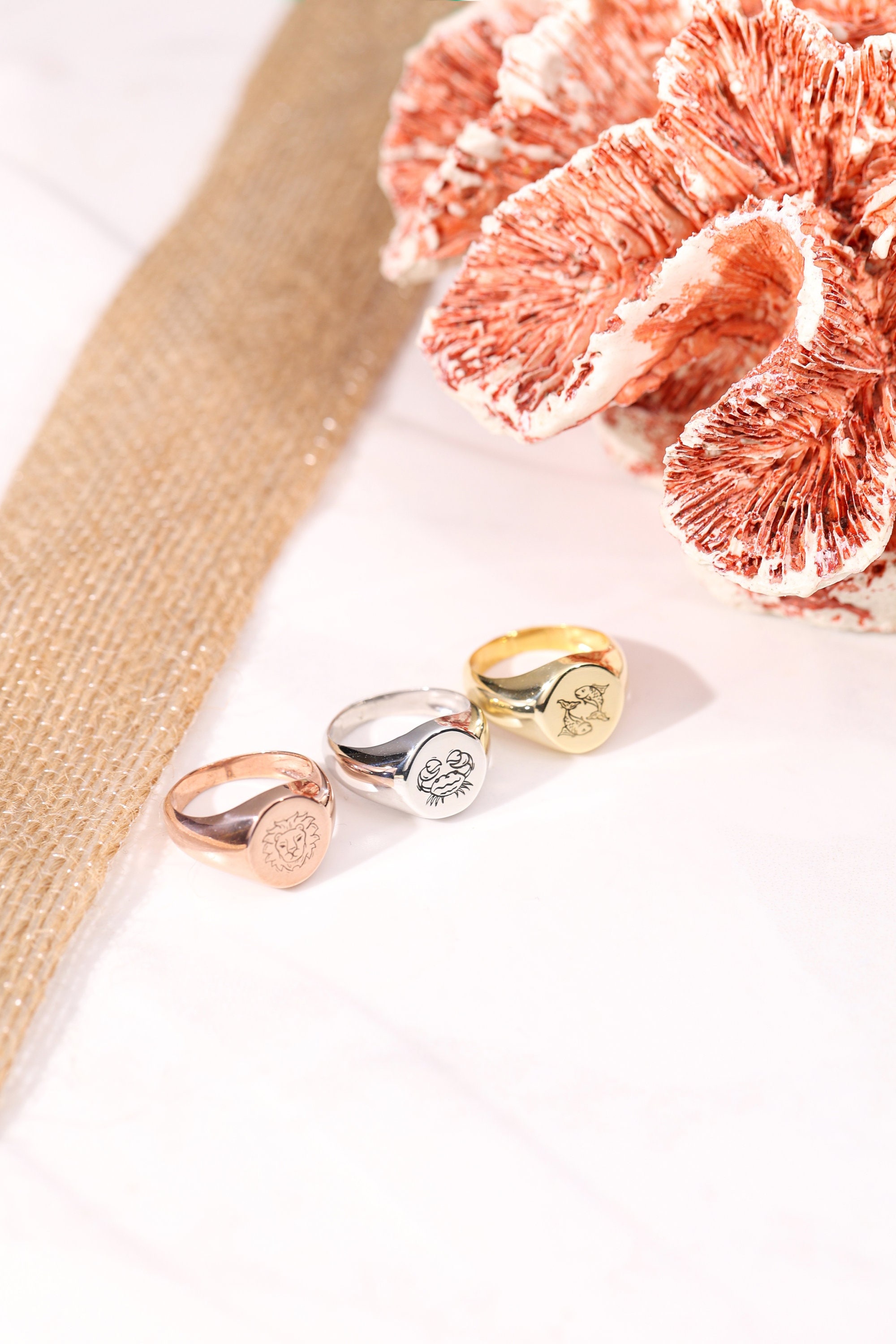 Signet Rings - Engraved & Personalized