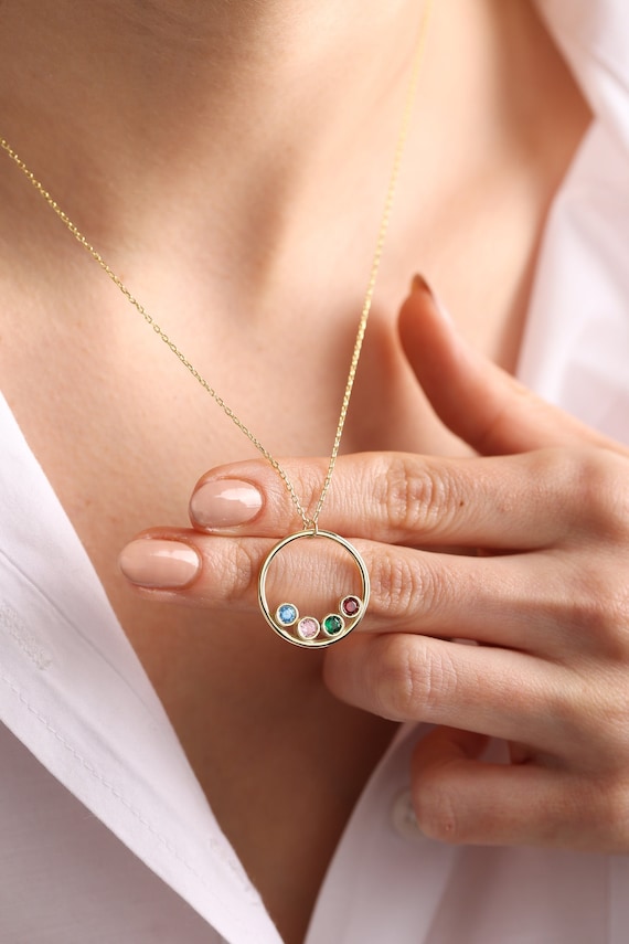 Garnet and cheap aquamarine necklace