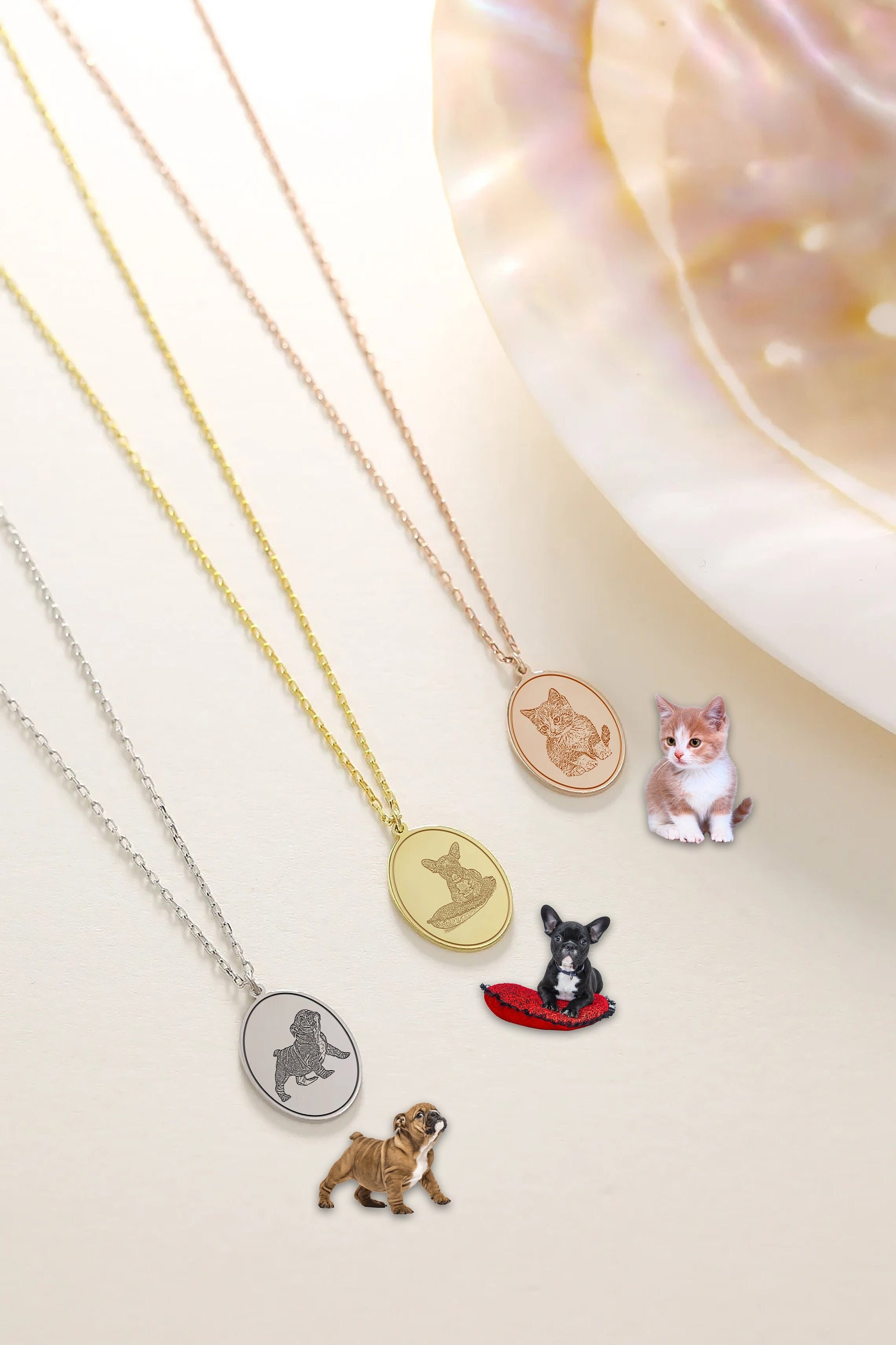 Personalized Pet Photo Necklace – Wear Felicity