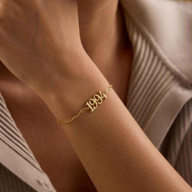 Änglanummerarmband, 111, 222, 333, 444, 555, 666, 777, 888 999, Lyckonummerarmband, Nummerarmband, Mors dag-present, Present till henne bild 6