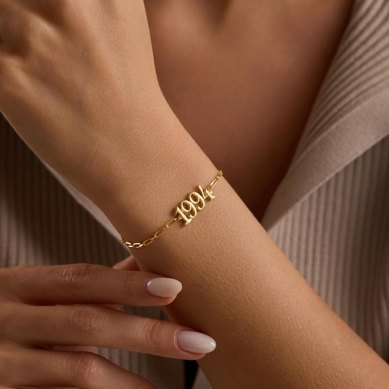 Änglanummerarmband, 111, 222, 333, 444, 555, 666, 777, 888 999, Lyckonummerarmband, Nummerarmband, Mors dag-present, Present till henne bild 10