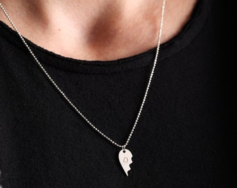 【OAK＋FORT】HALF HEART NECKLACE SET ハートネックレスセット Half Heart Necklace Set | OAK + FORT – OAK + FORT USA