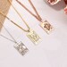 Tarot Necklace ,Dainty Tag Pendant Necklace in Box Chain Style , Spiritual Jewelry , Best Friend Gift ,Tarot Card Necklace ,Mothers day gift 