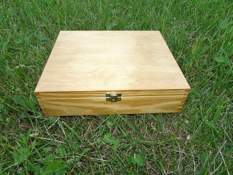 Wooden Box / Wooden Tea Box / 9 Compartments / Unpainted or Etsy
