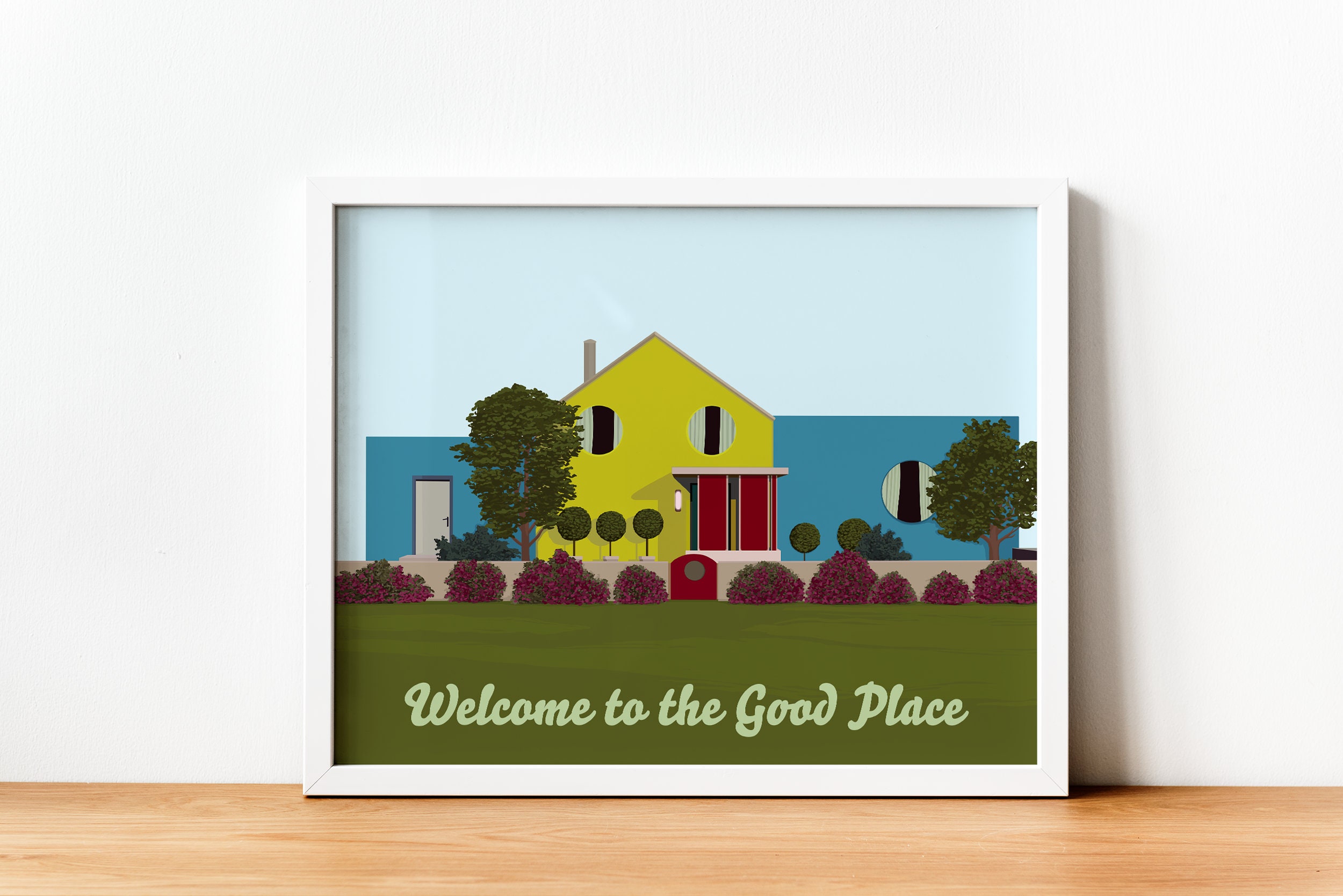 Eleanor's House The Good Place Art Print Everything is Etsy