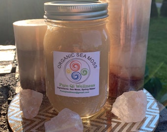 16oz* 100% Organic Wild-Crafted Irish Sea Moss Gel Sealed and MADE TO ORDER by Naturopathic Doctor!! Free Shipping!
