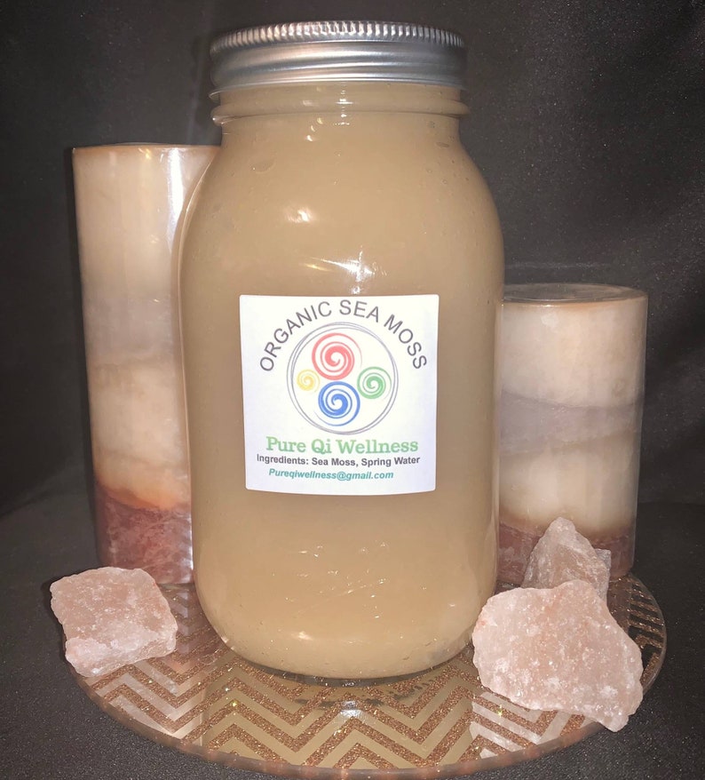 32 oz* 100% Organic Wild-Crafted Irish Sea Moss Gel Sealed and MADE TO ORDER by a Naturopathic Doctor!!  **Free Shipping** 