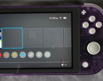 Atomic Purple Custom Nintendo Switch Lite Console With White