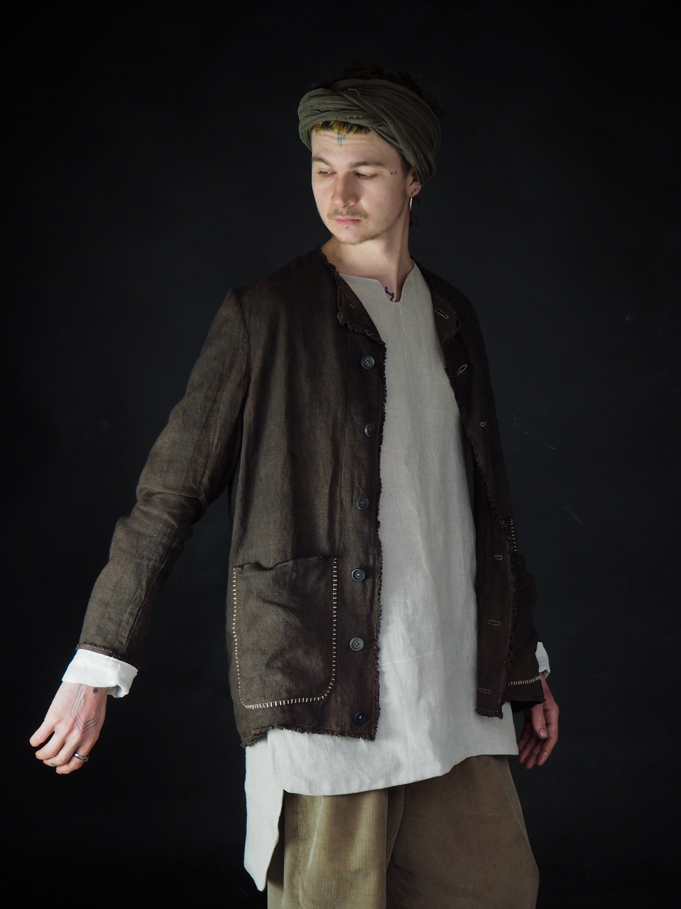 Altairs Hemp Jacket- Peat
