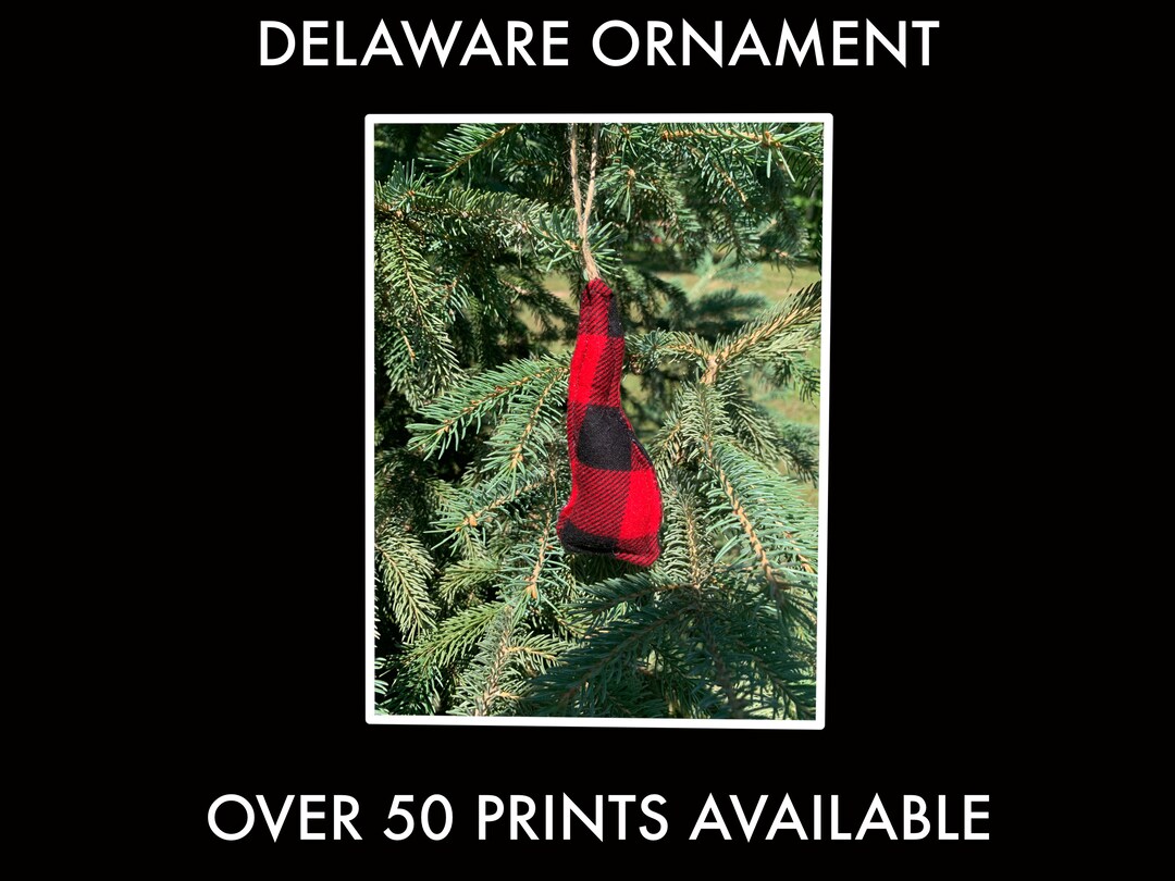 Delaware Ornament L Delaware Christmas Ornament L Delaware pic image