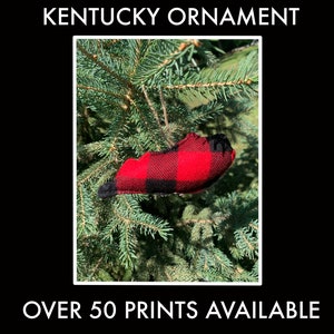 Kentucky Ornament l Kentucky Christmas Ornament l Kentucky Holiday Decor l Kentucky Home Decor l Kentucky Wedding Favor l Kentucky Souvenir