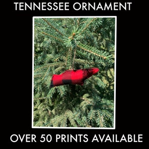 Tennessee Ornament l Tennessee Christmas Ornament l Tennessee Holiday Decor l Tennessee Home Decor l Tennessee Wedding Favor l Tennessee