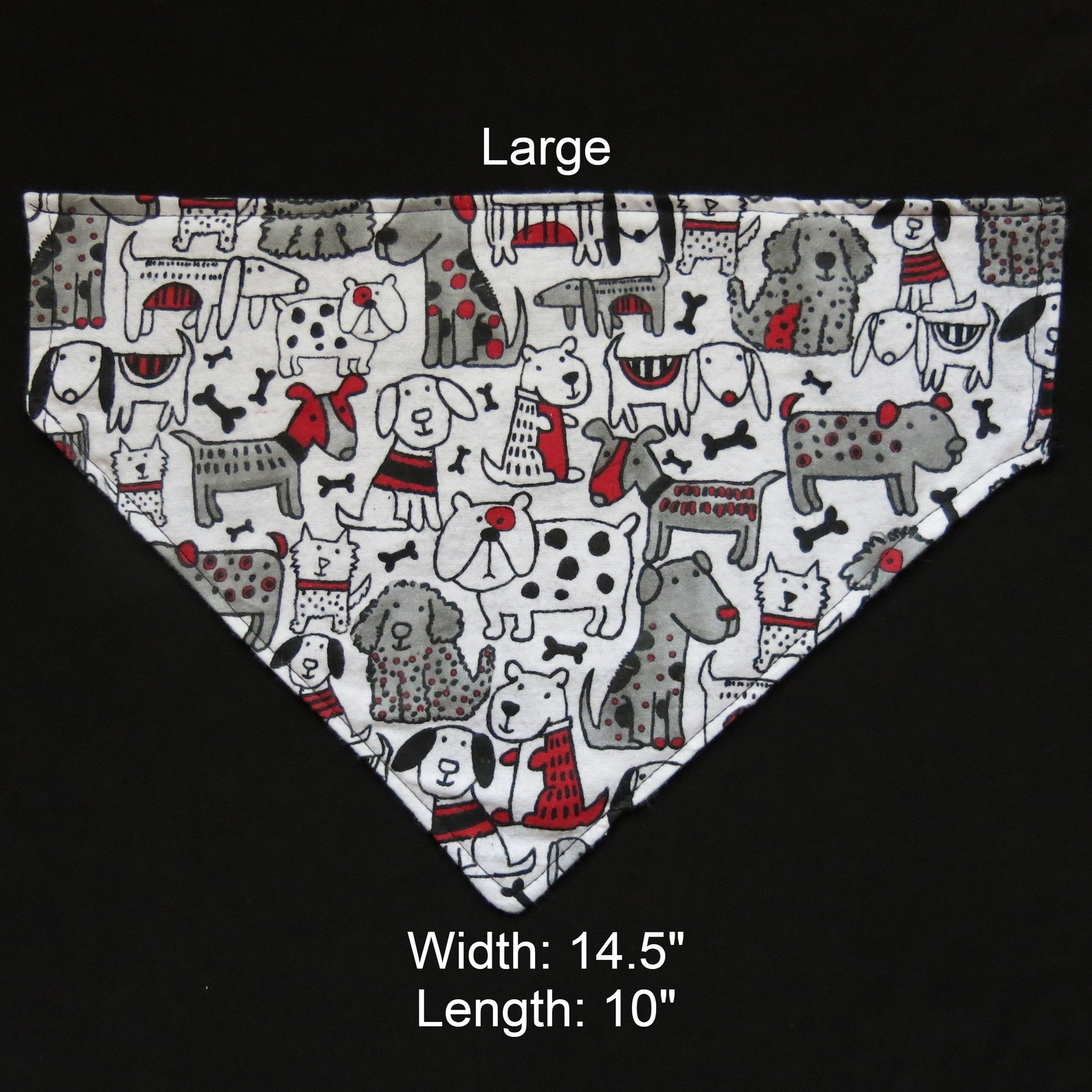Personalized Over the Collar Dog Bandana Variety of Sizes and Etsy
