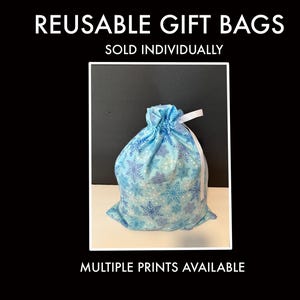 Birthday Gift Bag | Reusable Gift Bag | Christmas Gift Bag | Cloth Gift Bag | Eco-Friendly Gift Bag | Sustainable Gift Wrap | Handmade Bag