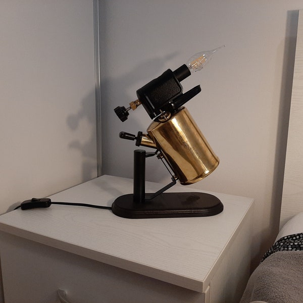 Blow Torch Lamp Etsy