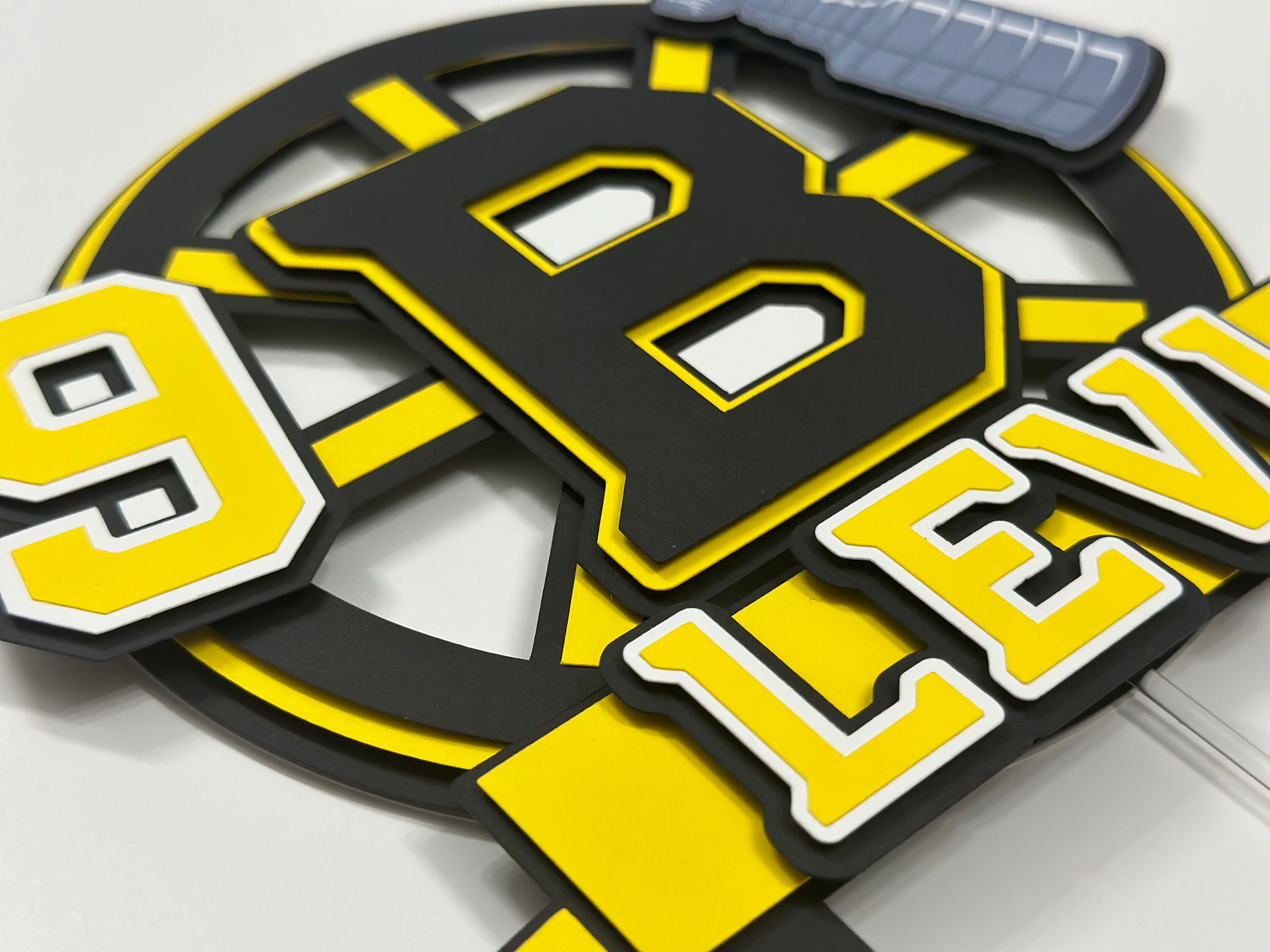 Bruins Birthday Cake Top, Happy Birthday Topper, NHL Birthday ...