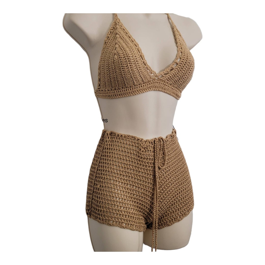 Crochet Two Pieces Set Festival Crochet Set Women Clothing Etsy