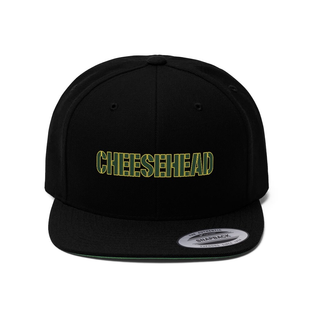 CHEESEHEAD / Unisex Snapback Hat / Green Bay Packers sombrero Etsy