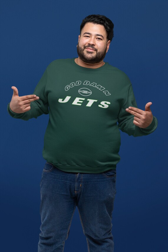 jets crewneck sweatshirt