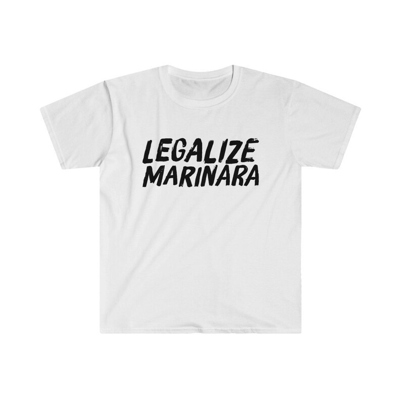 LEGALIZE MARINARA Unisex Short Sleeve Tee Funny Pizza Etsy