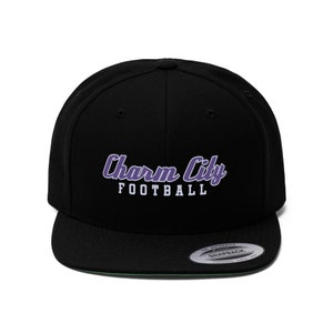 FOOTBALL Unisex Flat Bill Snapback Hat 