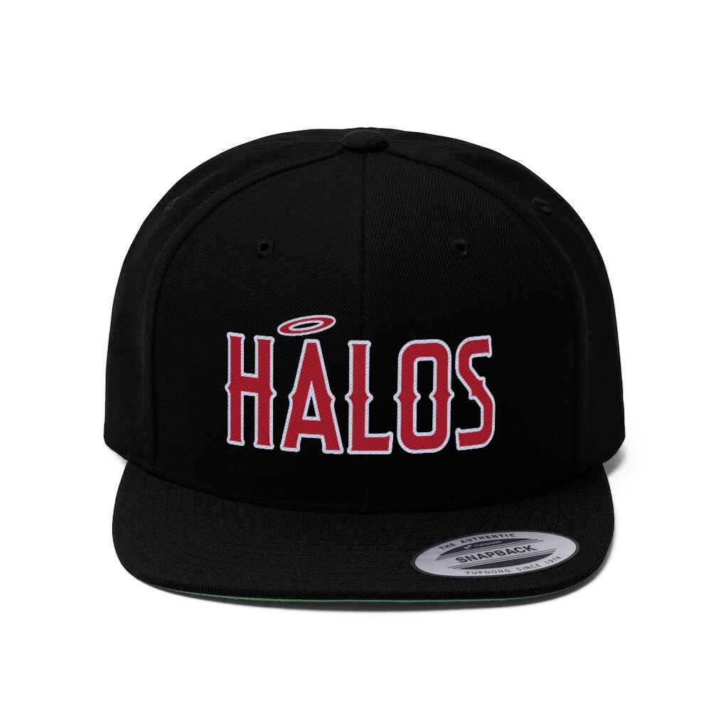 HALOS Unisex Flat Bill Snapback Hat 