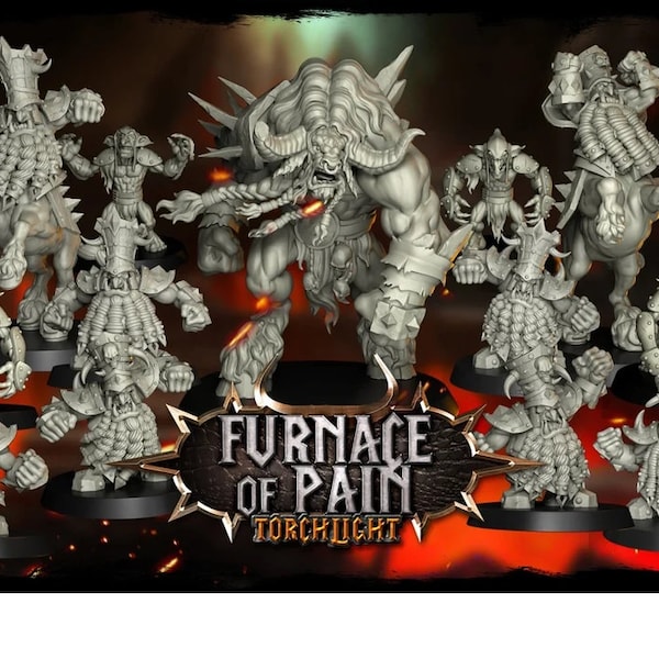 Chaos Dwarves Furnace of Pain Fantasy Football team - Torchlight