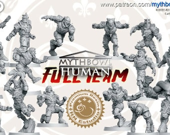 Human Fantasy Football Team  - RN Studios Mythbowl