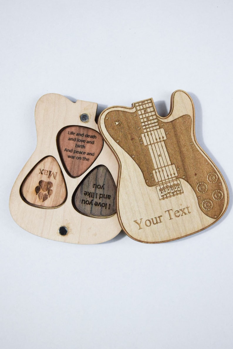 Guitar Pick Guitar Pick Holder Custom Guitar Pick Etsy