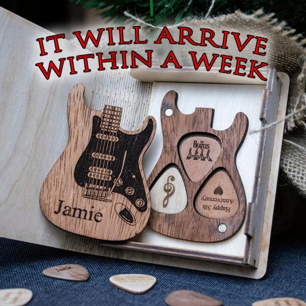 Guitar pick, Guitar pick holder for fathers day, Custom guitar pick, Personalized guitar pick, Electric guitar, Stratocaster