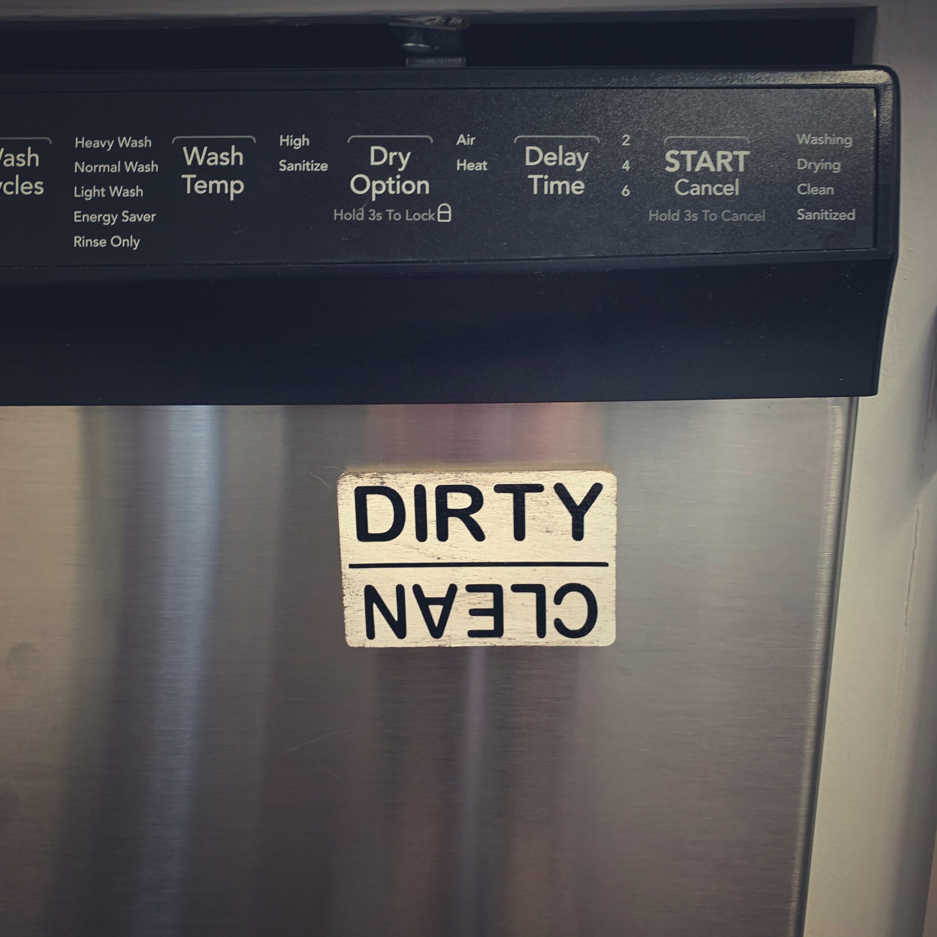 Dishwasher Clean Dirty Sign Small or / Etsy