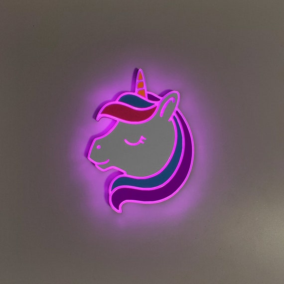 Unicorn Light up Sign Neon Like Unicorn LED Lamp Unicorn Light