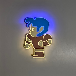 Final Fantasy Thief LED Sign: Neon-Like Wall Decor