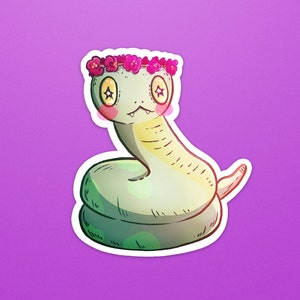 Snake Sticker | Snake Vinyl Sticker | Snake Art |  Laptop Stickers | Vinyl Sticker | Snake Lover