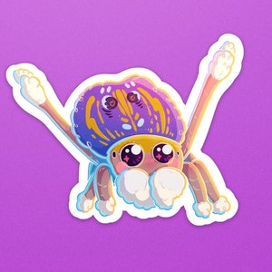I love Spiders | Spider Sticker | Insect Sticker  | Vinyl Sticker  | cute spider