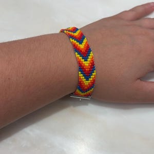 Chevron Beaded Bracelet- BRYO
