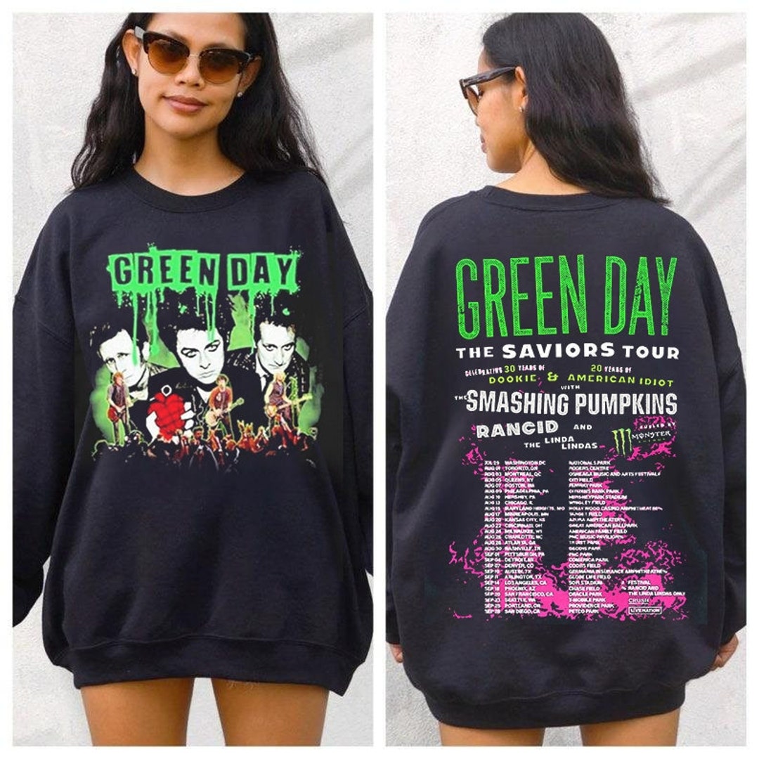 Green Day the Saviors 2024 Tour Tshirt Green Day Band Etsy Australia