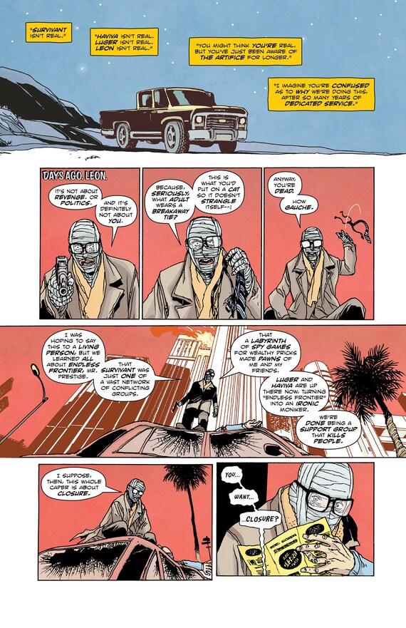 Survivant #1 - Lynchian Road Trip Spy Comic - Etsy