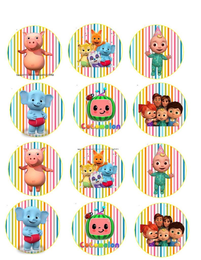 Edible Cupcake Toppers 2nd Birthday Party F vrogue.co