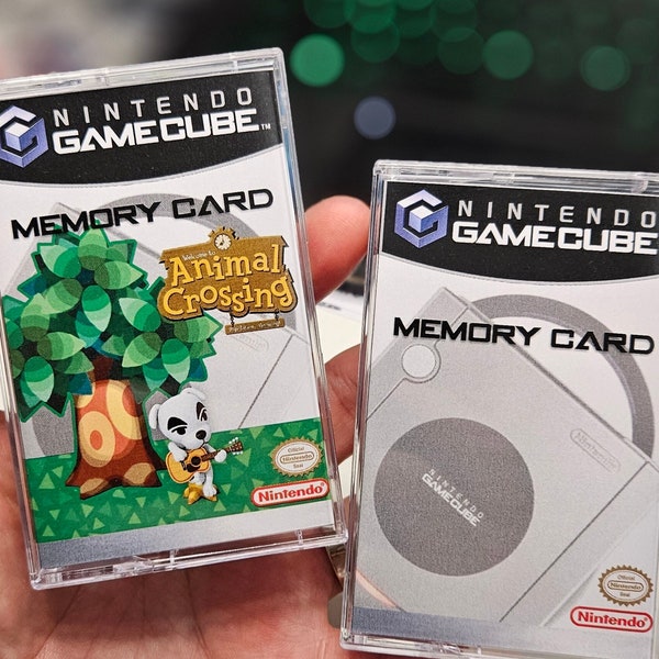 Gamecube Memory Card Label Etsy