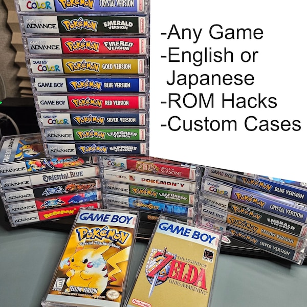 Game Cases for Gameboy, Gameboy Color, Gameboy Advance