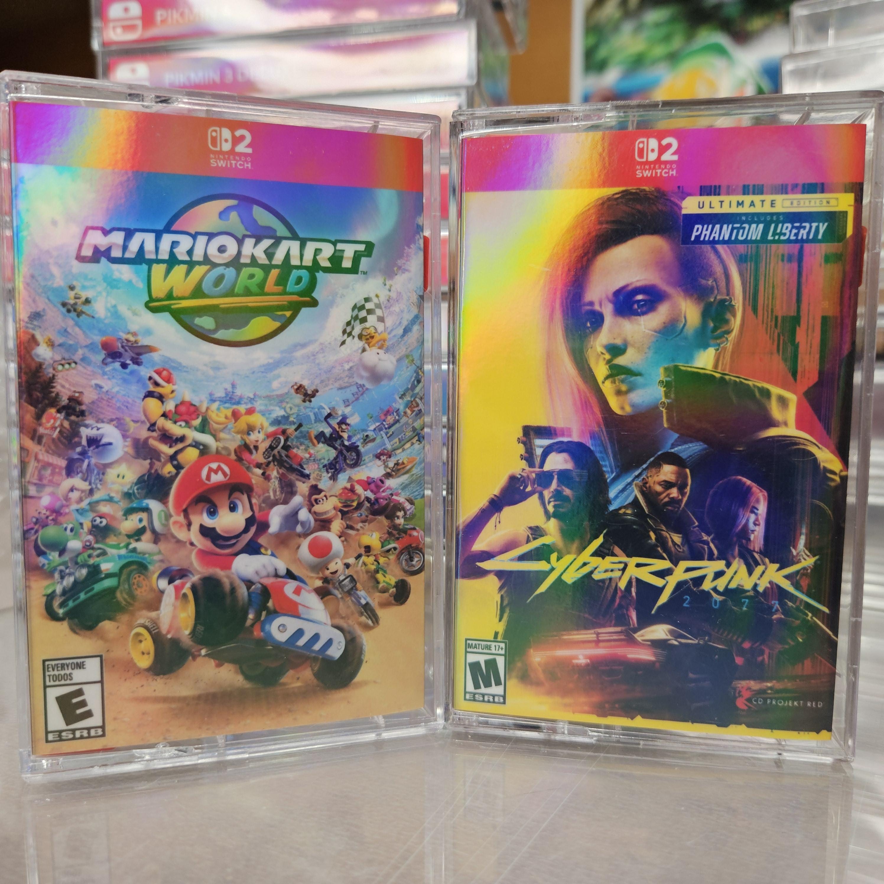 Custom Switch and Switch 2 Game Case: Retro Style, Optional