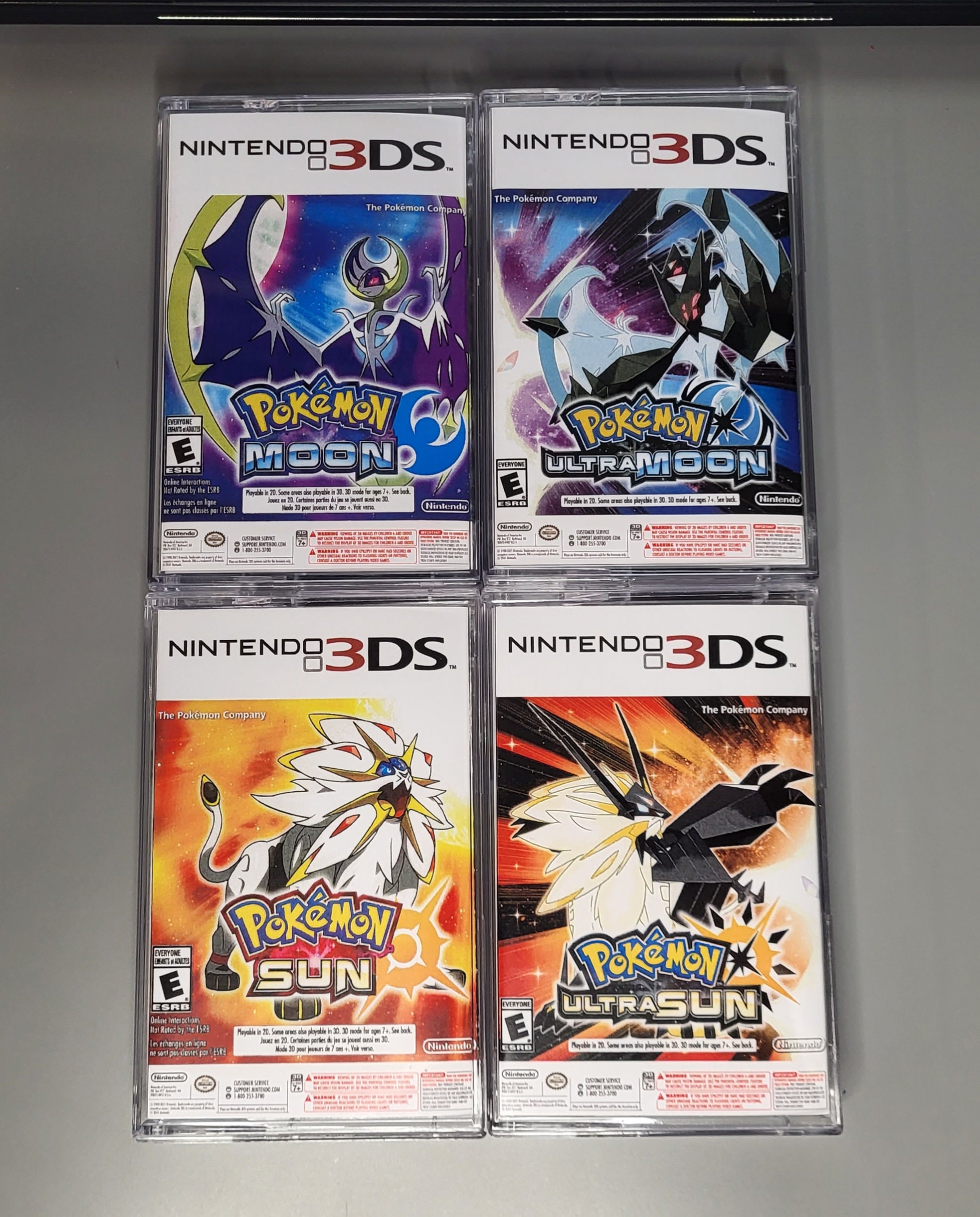 NINTENDO 3DS POKEMON Souple Set (8 Jeux) JP Ver. Usé Pokemon Jeu Carte EUR  197,67 - PicClick FR