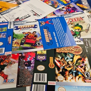 Illustration uniquement** J-card pour boîtier de cassette - GB/GBa/GBc/DS/3DS/Sw/NGPC